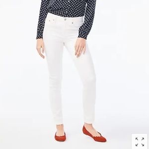 J. Crew White Stretch Jeans